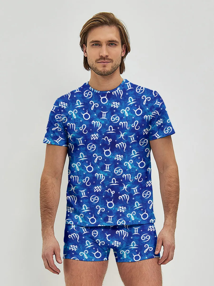 Мужские трусы с футболкой / Знаки Зодиака