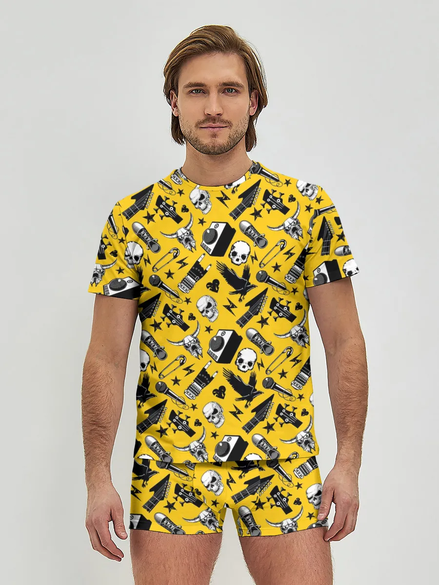 Мужские трусы с футболкой / Рок