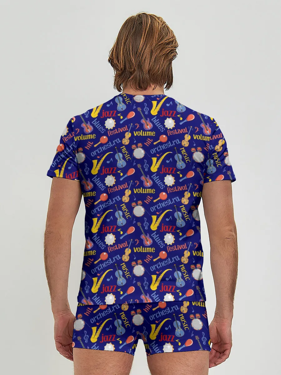 Мужские трусы с футболкой / Музыкант