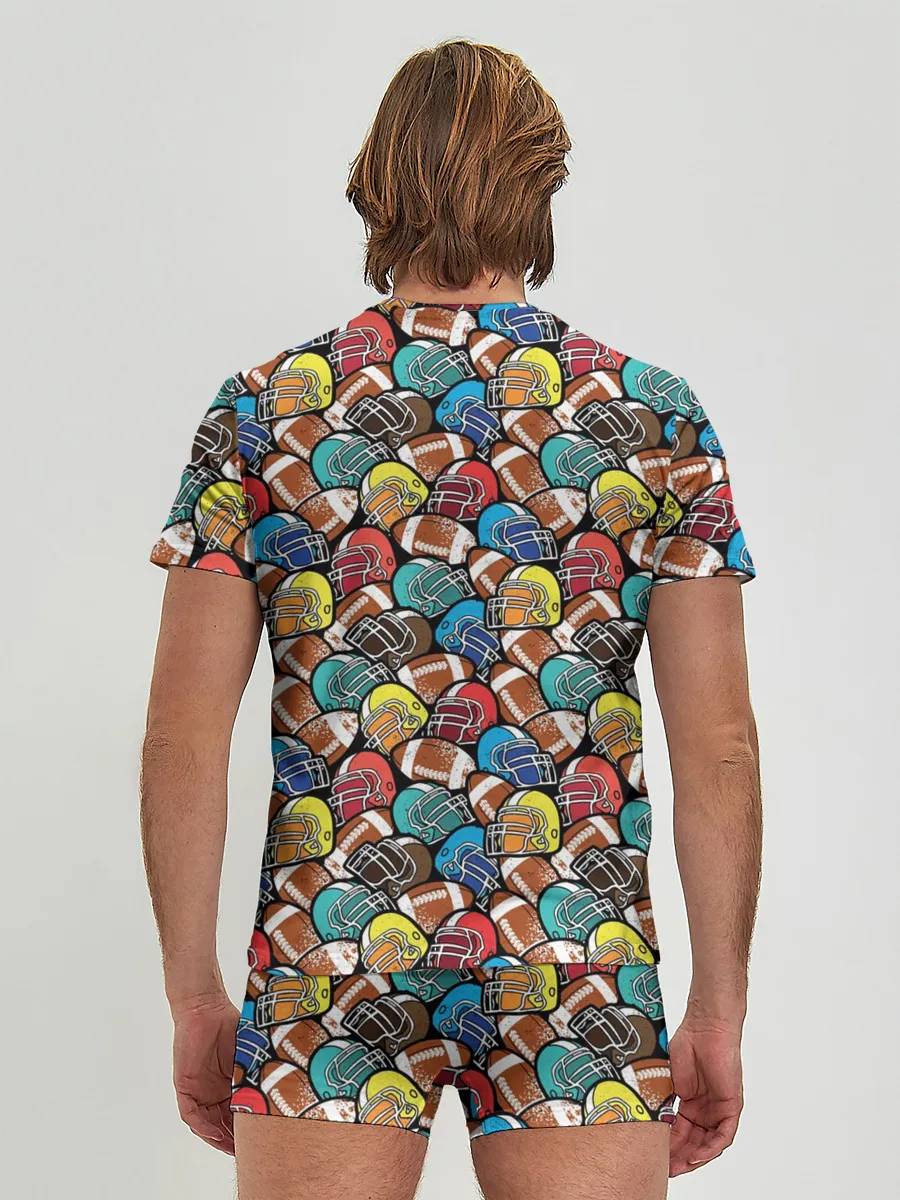 Мужские трусы с футболкой / Американский Футбол