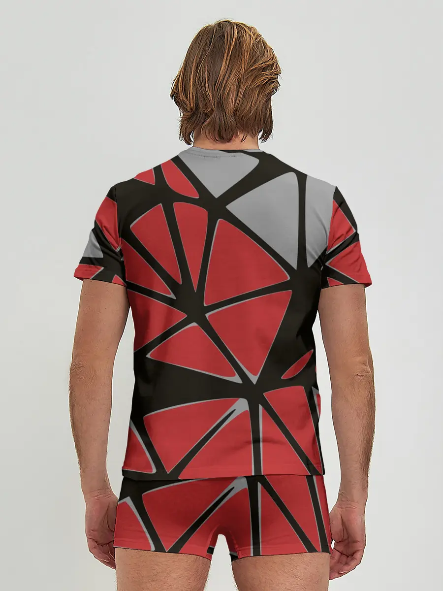 Мужские трусы с футболкой / Треугольники