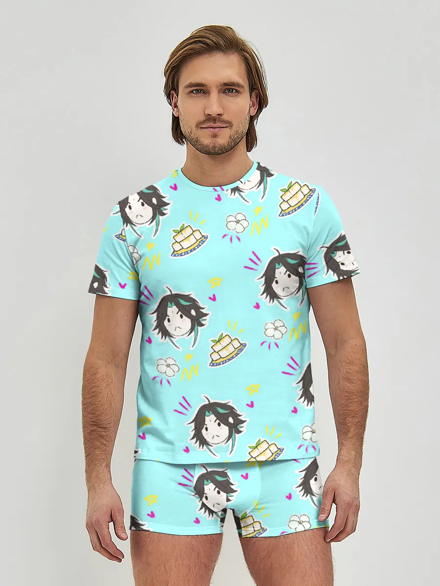 Мужские трусы с футболкой / Сяо и тофу