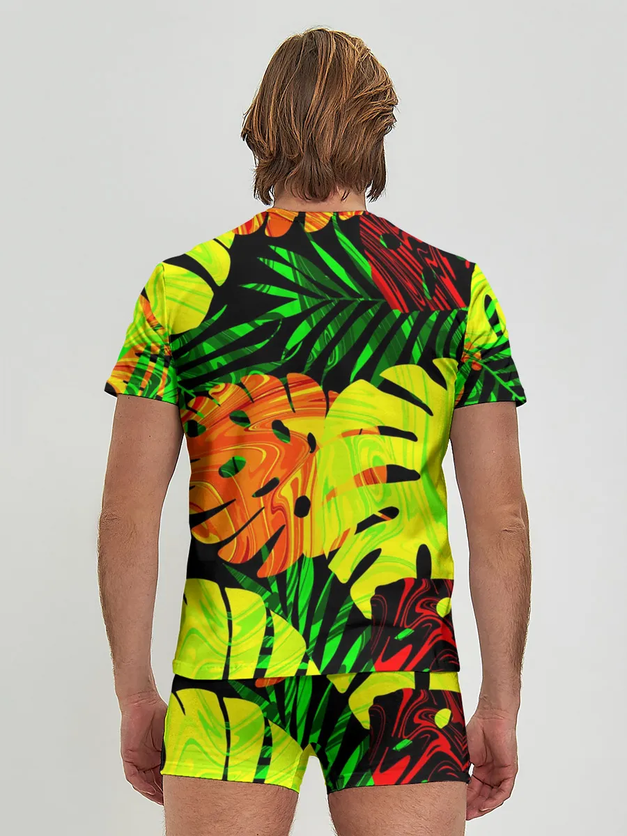 Мужские трусы с футболкой / ЛИСТЬЯ