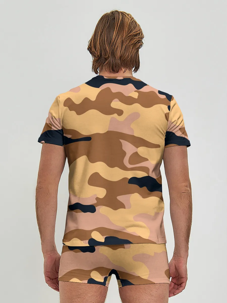 Мужские трусы с футболкой / Камуфляж