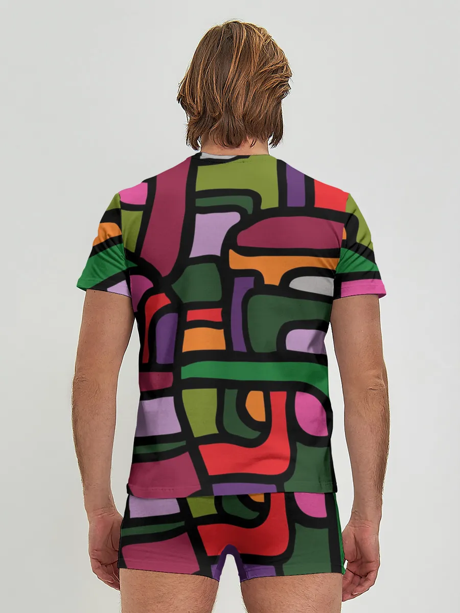 Мужские трусы с футболкой / Ретро