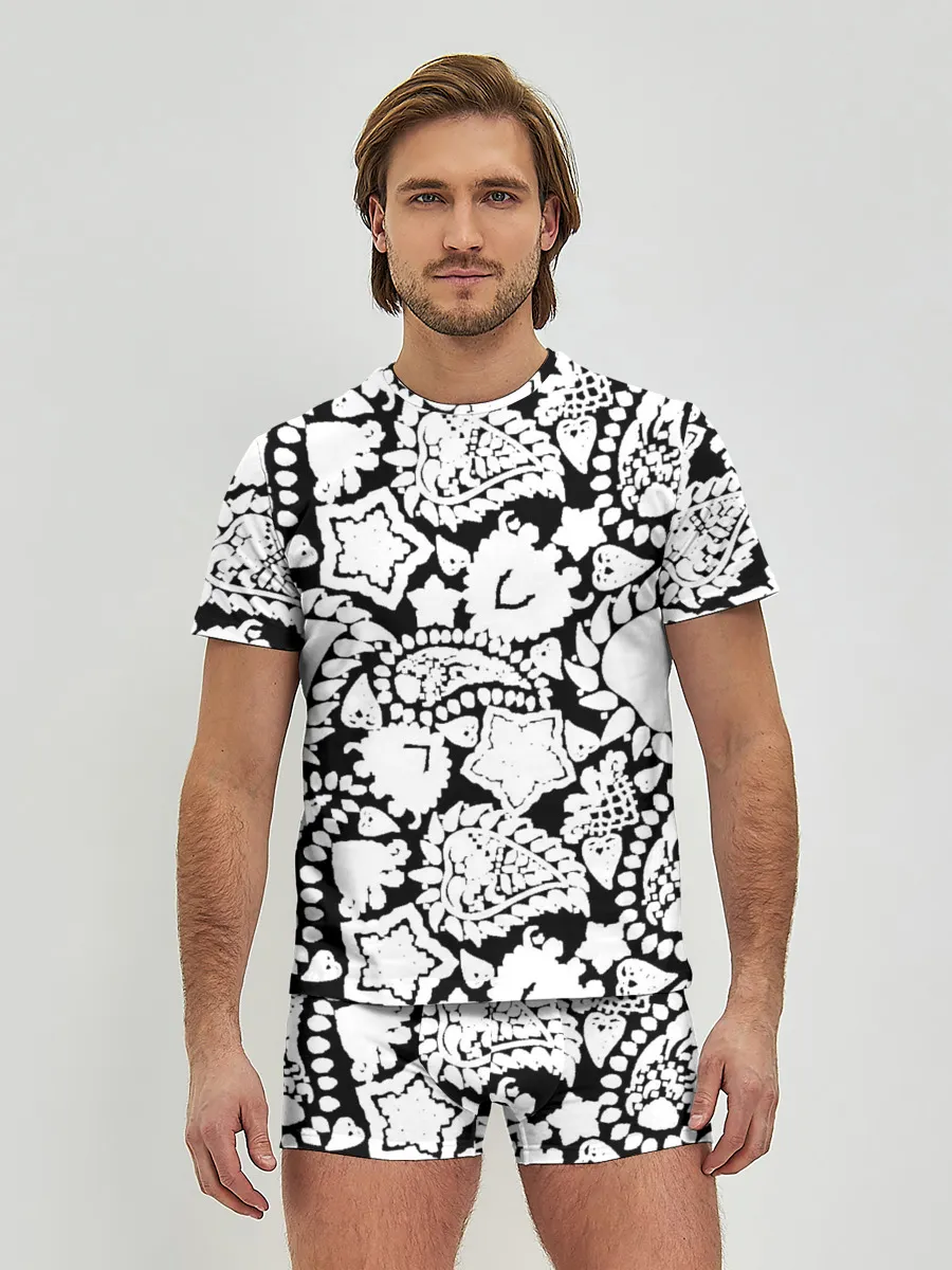 Мужские трусы с футболкой / Фракталы