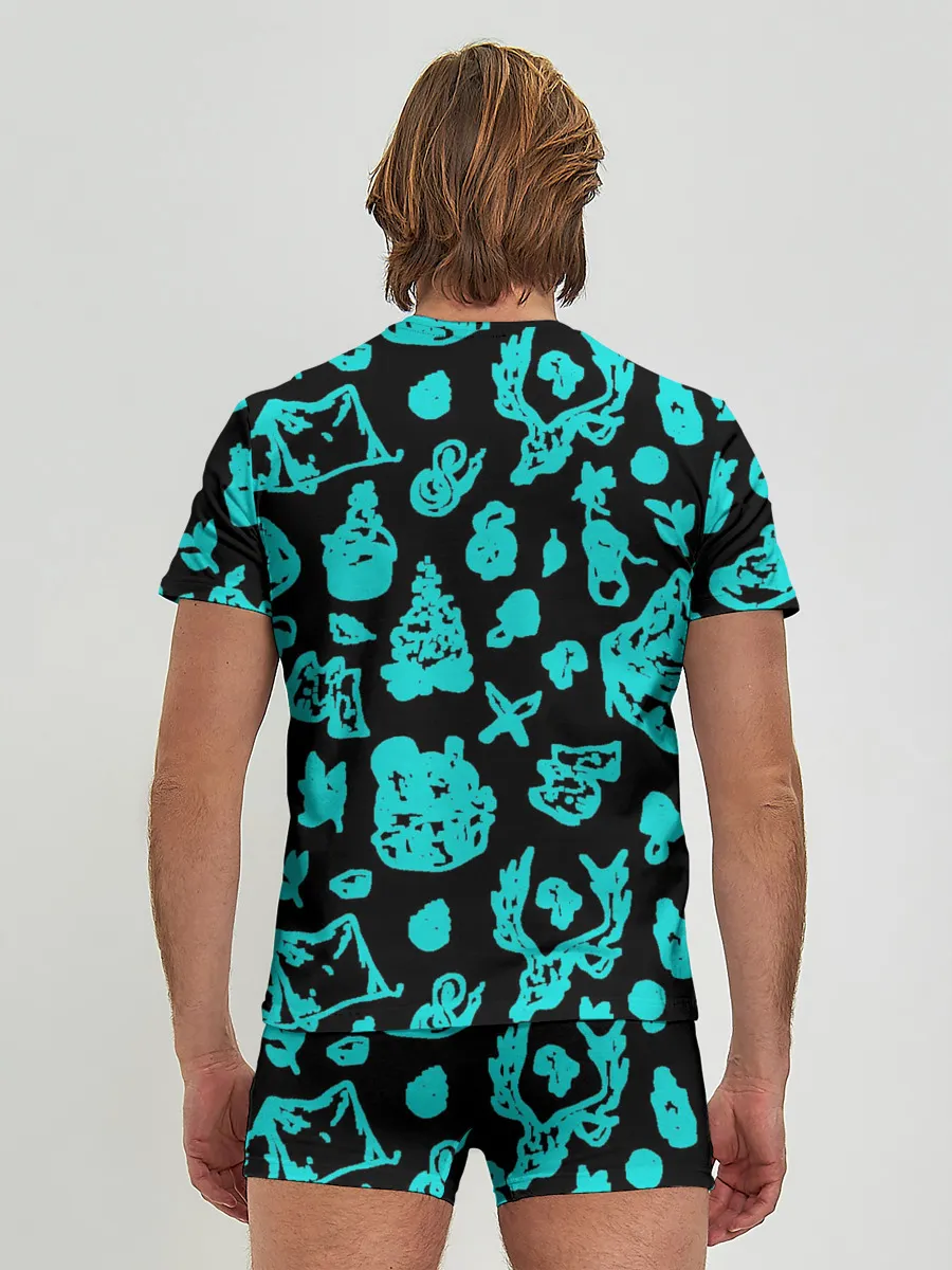 Мужские трусы с футболкой / Поход