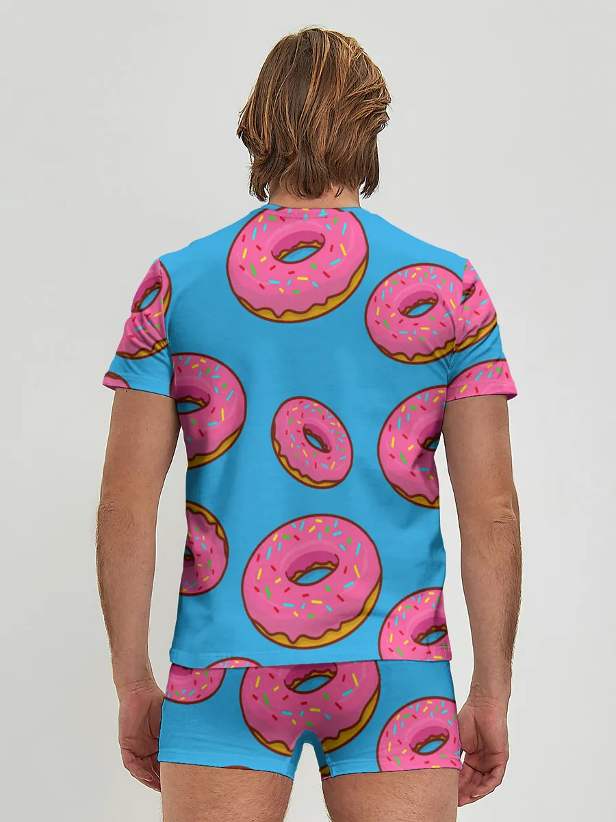 Мужские трусы с футболкой / Пончики