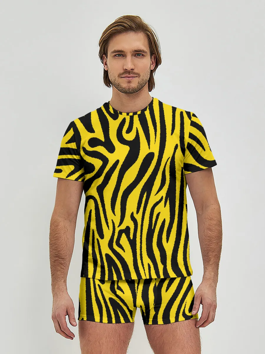 Мужские трусы с футболкой / Тигровые полоски