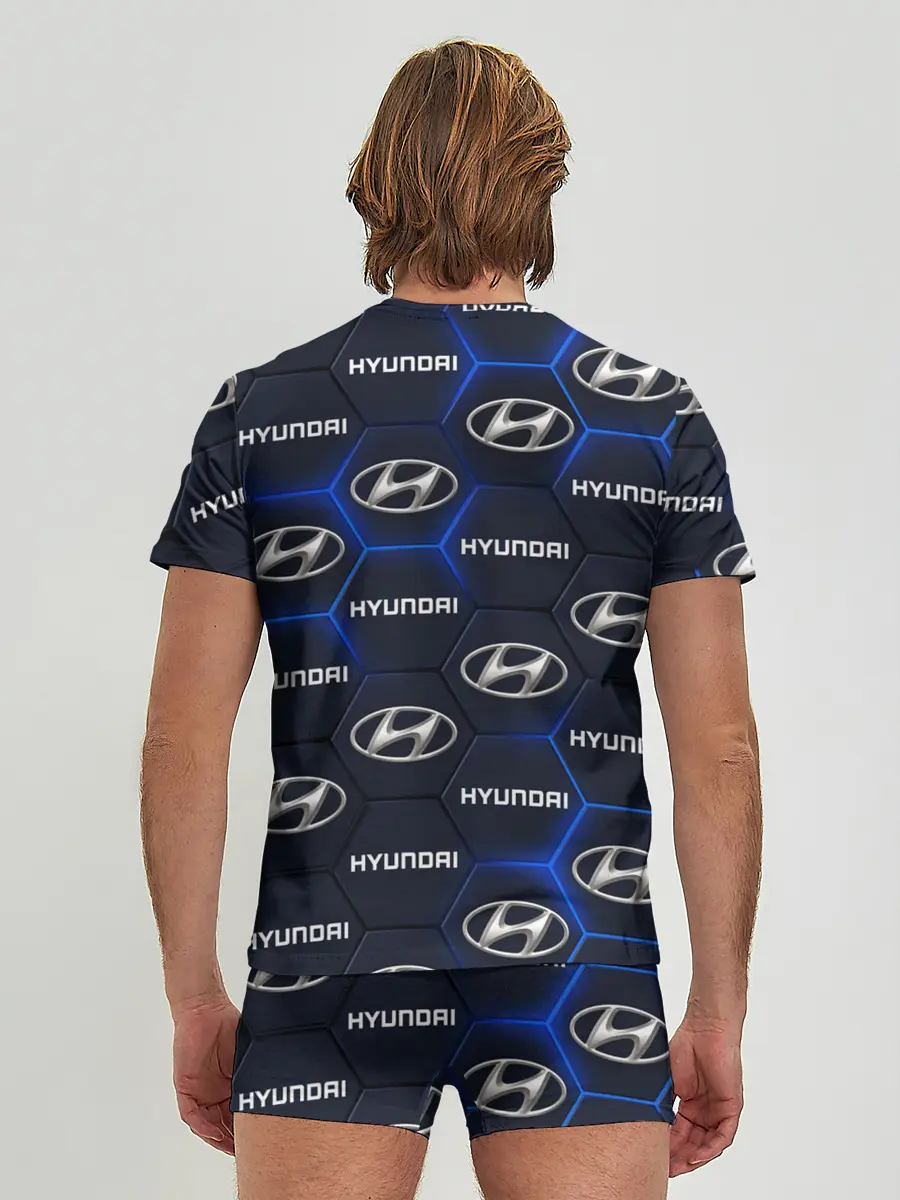 Мужские трусы с футболкой / HYUNDAI / ХЕНДАЙ / 3D ПЛИТЫ