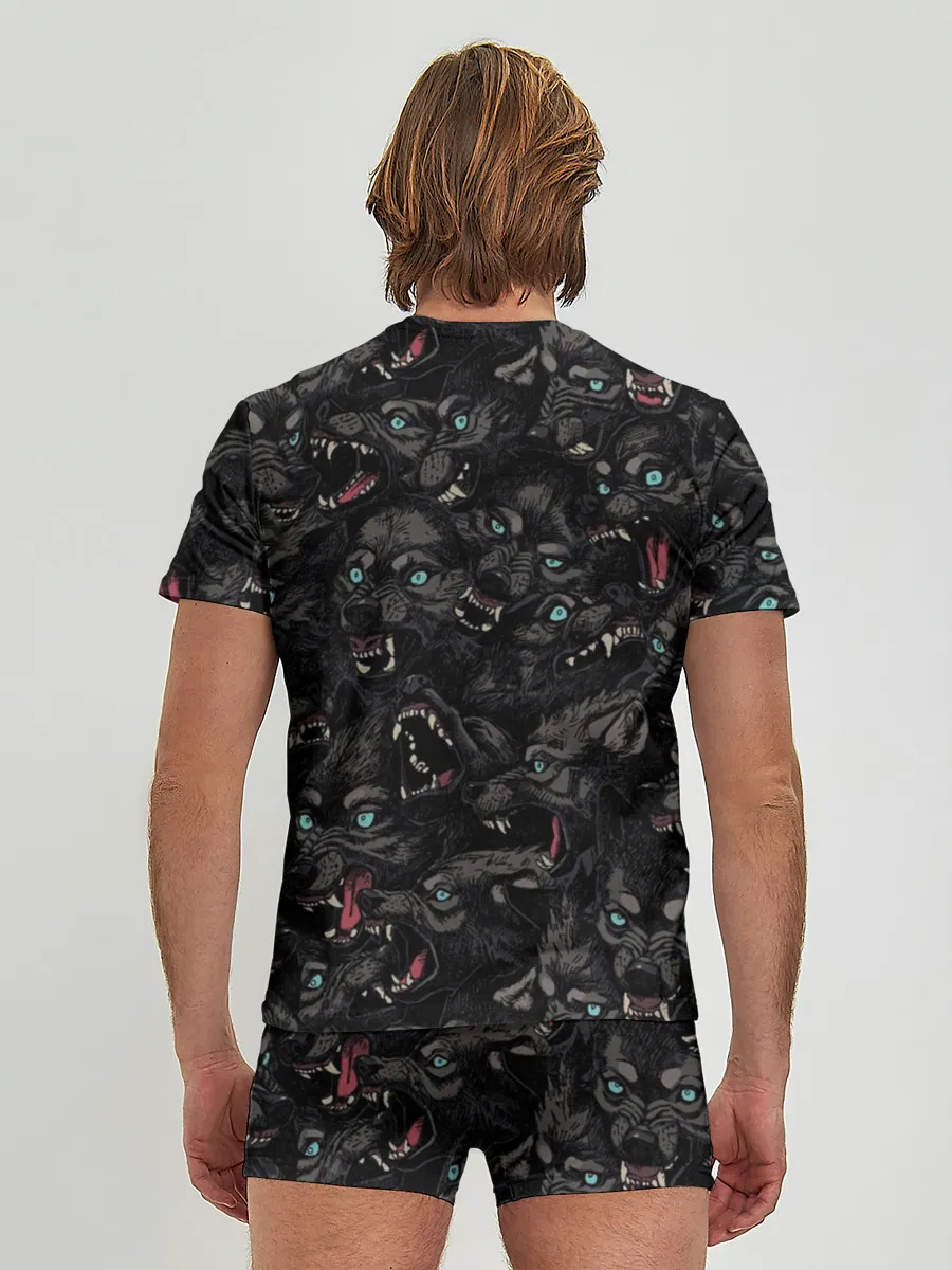 Мужские трусы с футболкой / Волки | Wolwes