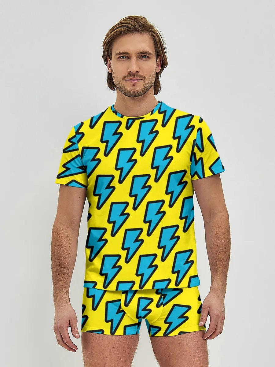 Мужские трусы с футболкой / Молнии