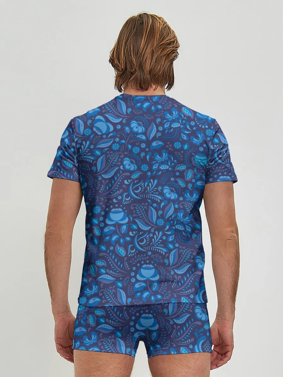 Мужские трусы с футболкой / ГЖЕЛЬ