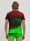 Мужские трусы с футболкой / КРАСНАЯ И ЗЕЛЕНАЯ КРАСКА