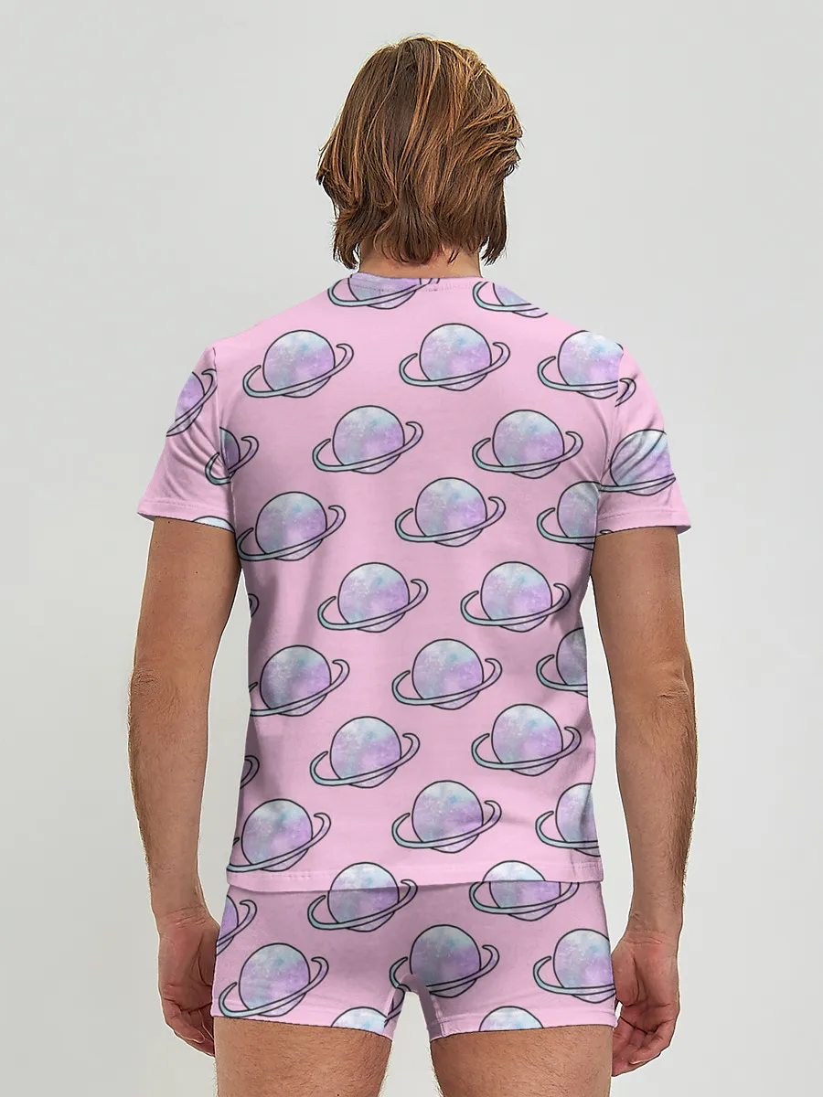 Мужские трусы с футболкой / Сатурн