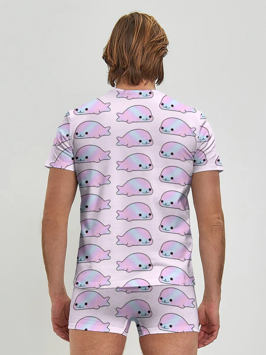 Мужские трусы с футболкой / Нерпы