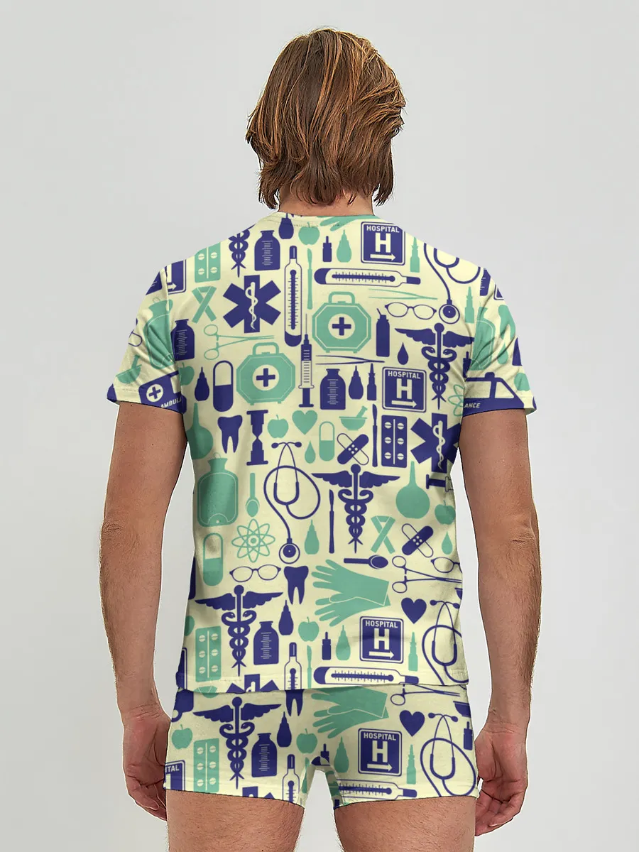 Мужские трусы с футболкой / Медицина | Паттерн