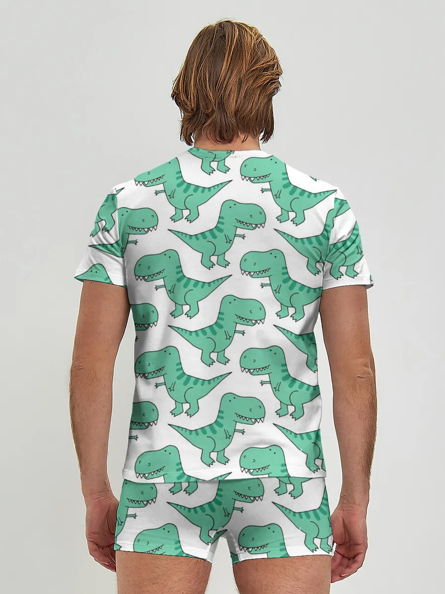 Мужские трусы с футболкой / Динозавры