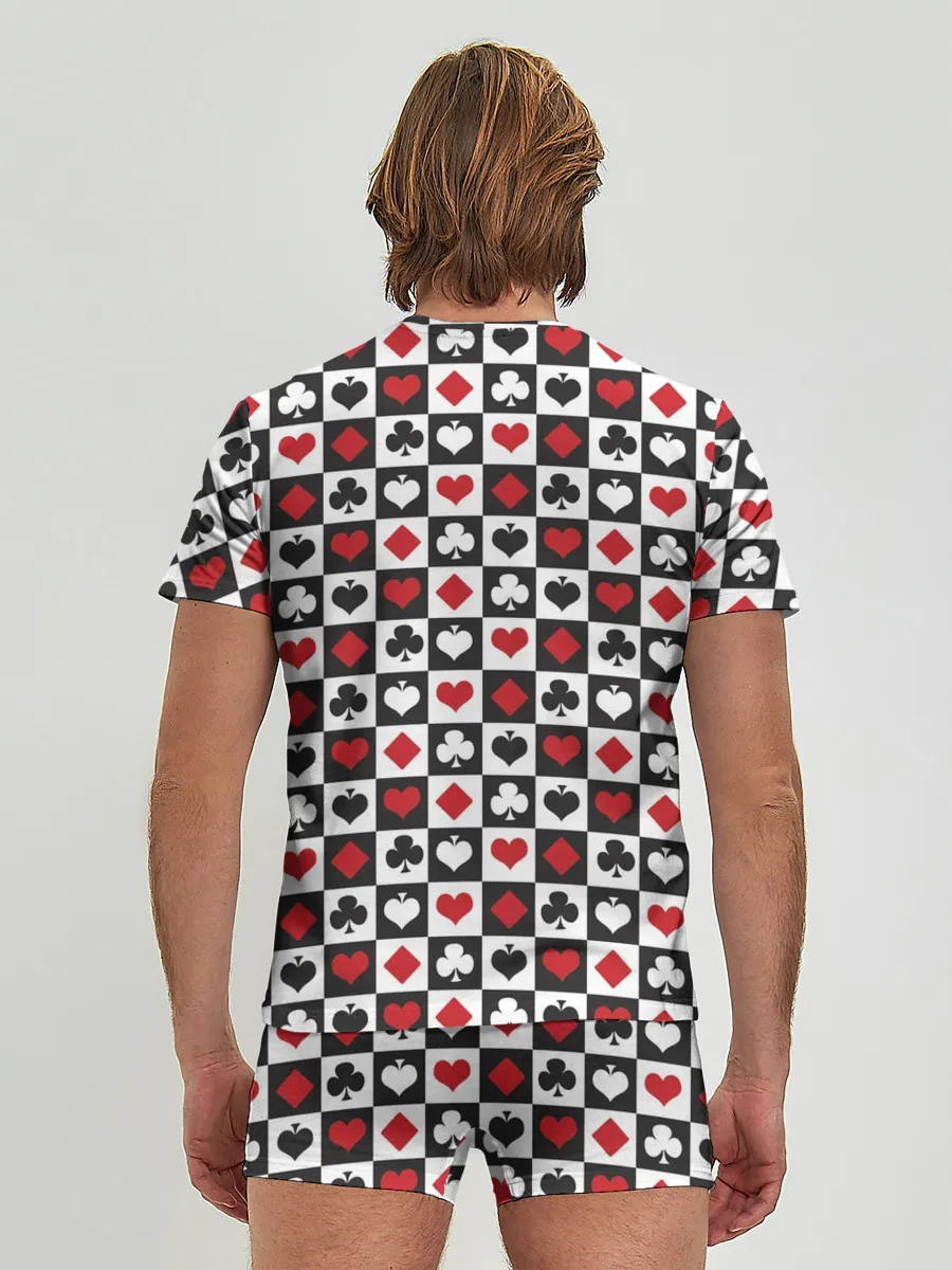 Мужские трусы с футболкой / SODA LUV | КАРТОЧНЫЕ МАСТИ