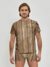 Мужские трусы с футболкой / Texture. Wood