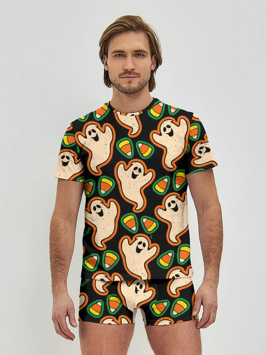 Мужские трусы с футболкой / Привидения | Колпаки