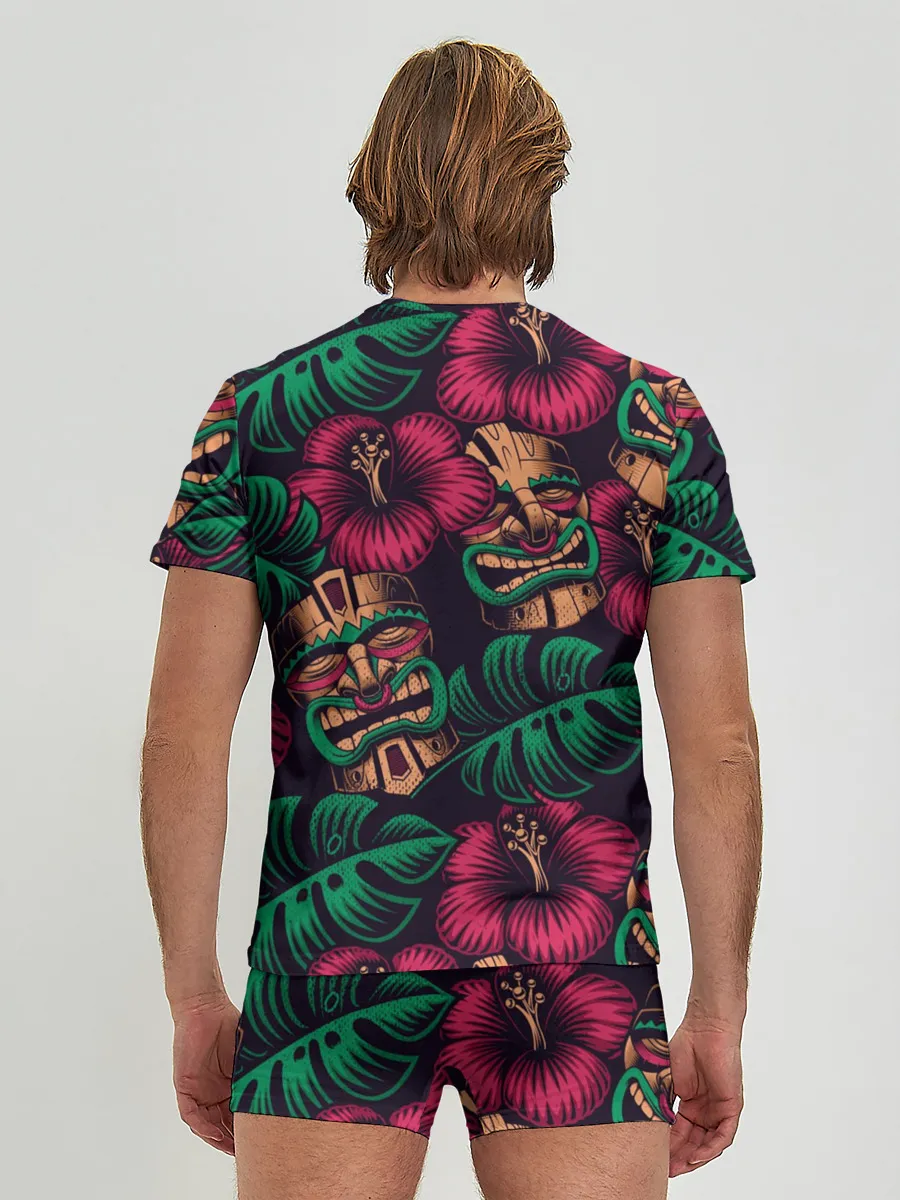 Мужские трусы с футболкой / Тропический