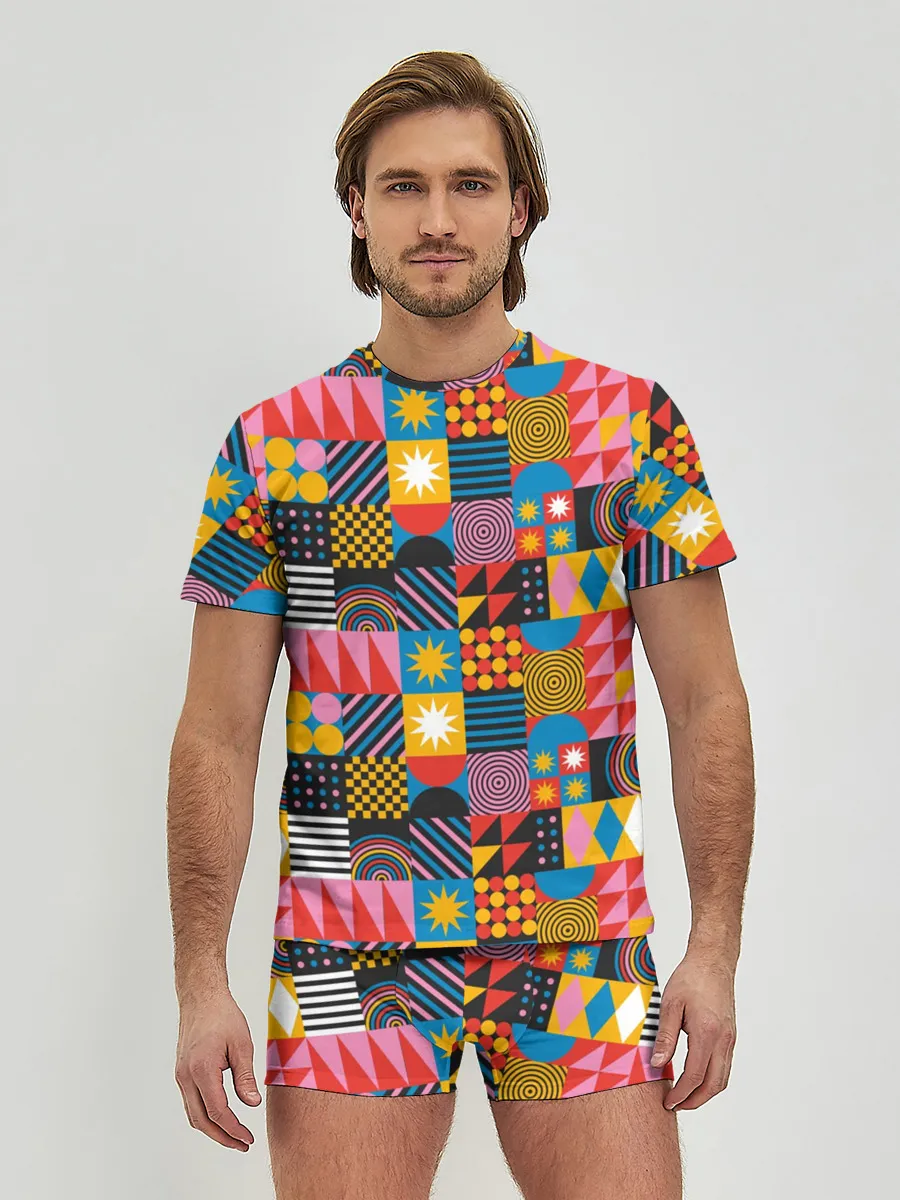 Мужские трусы с футболкой / Печворк. Мозаика.Настроение