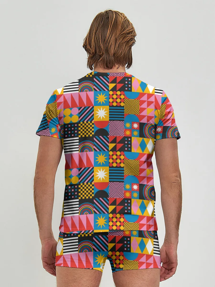 Мужские трусы с футболкой / Печворк. Мозаика.Настроение