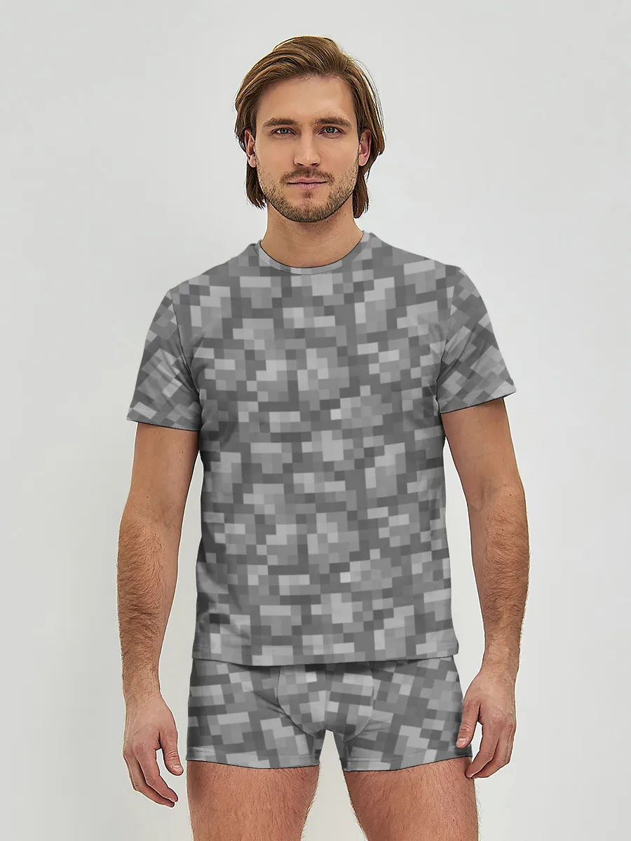 Мужские трусы с футболкой / Булыжник