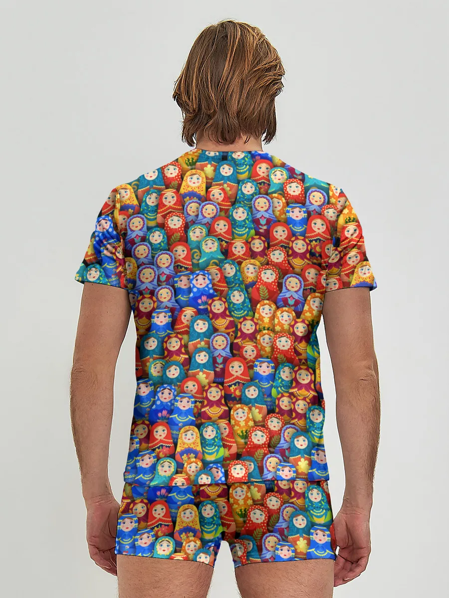 Мужские трусы с футболкой / Матрёшки