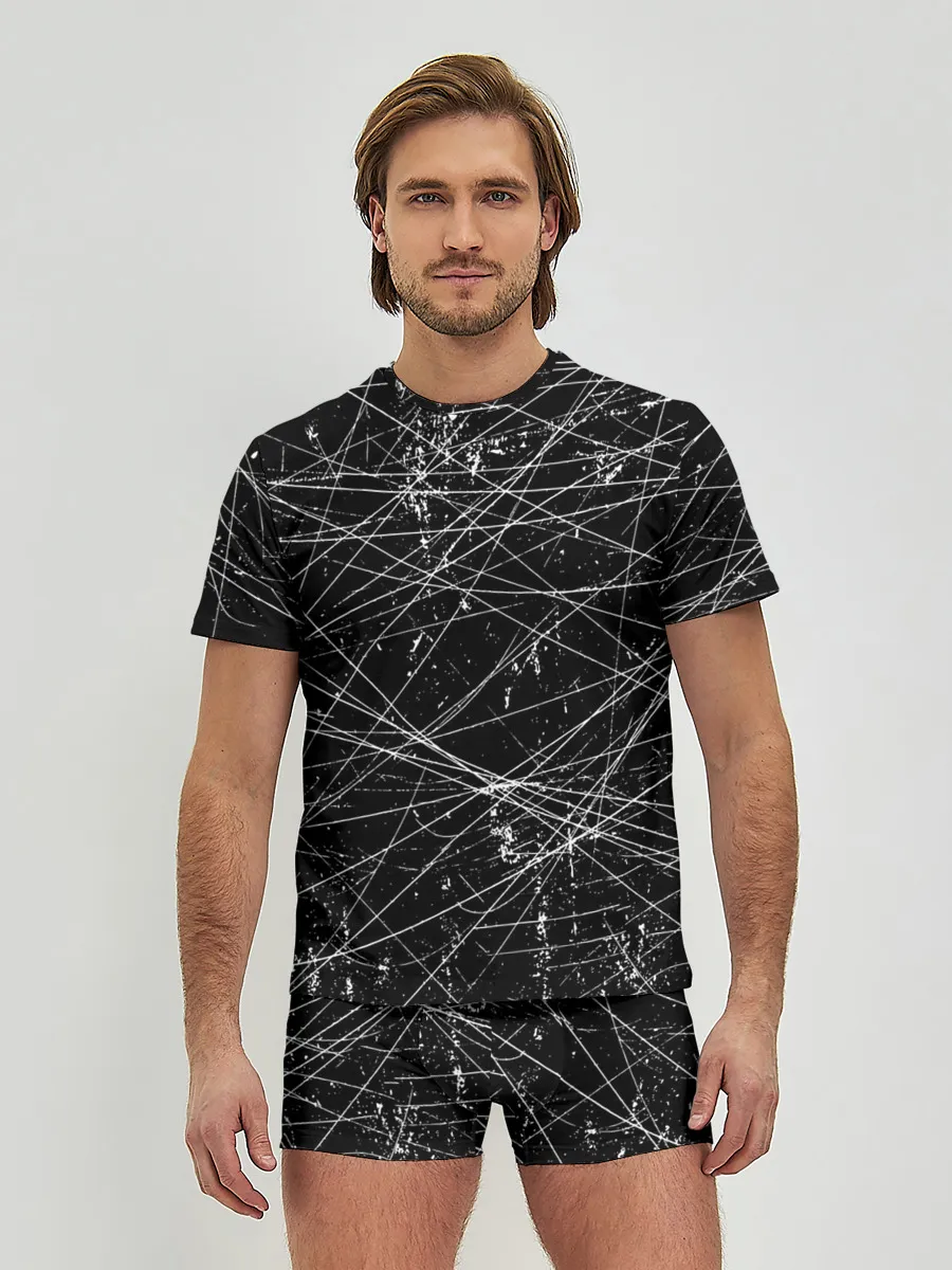 Мужские трусы с футболкой / ТЕКСТУРА ГРАНЖ | GRUNGE