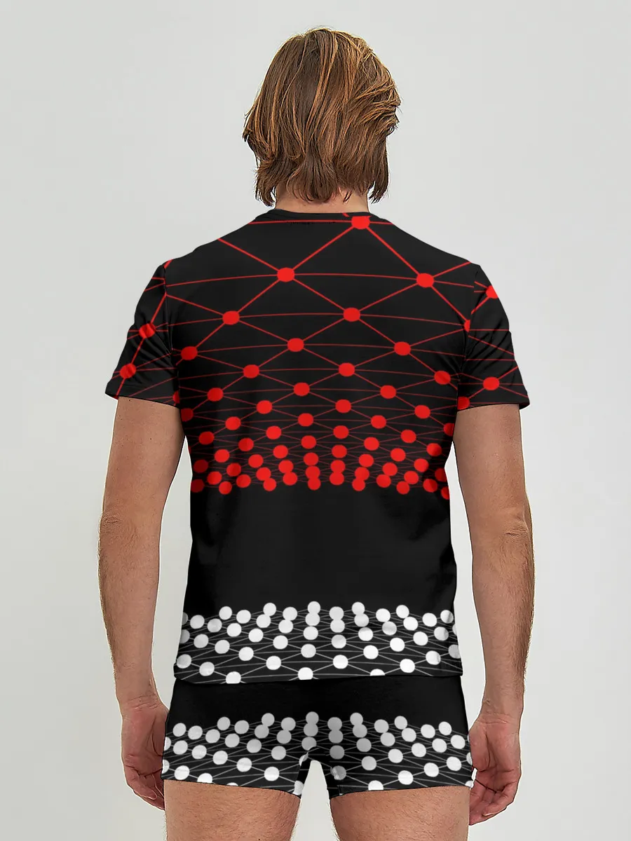 Мужские трусы с футболкой / Абстракция