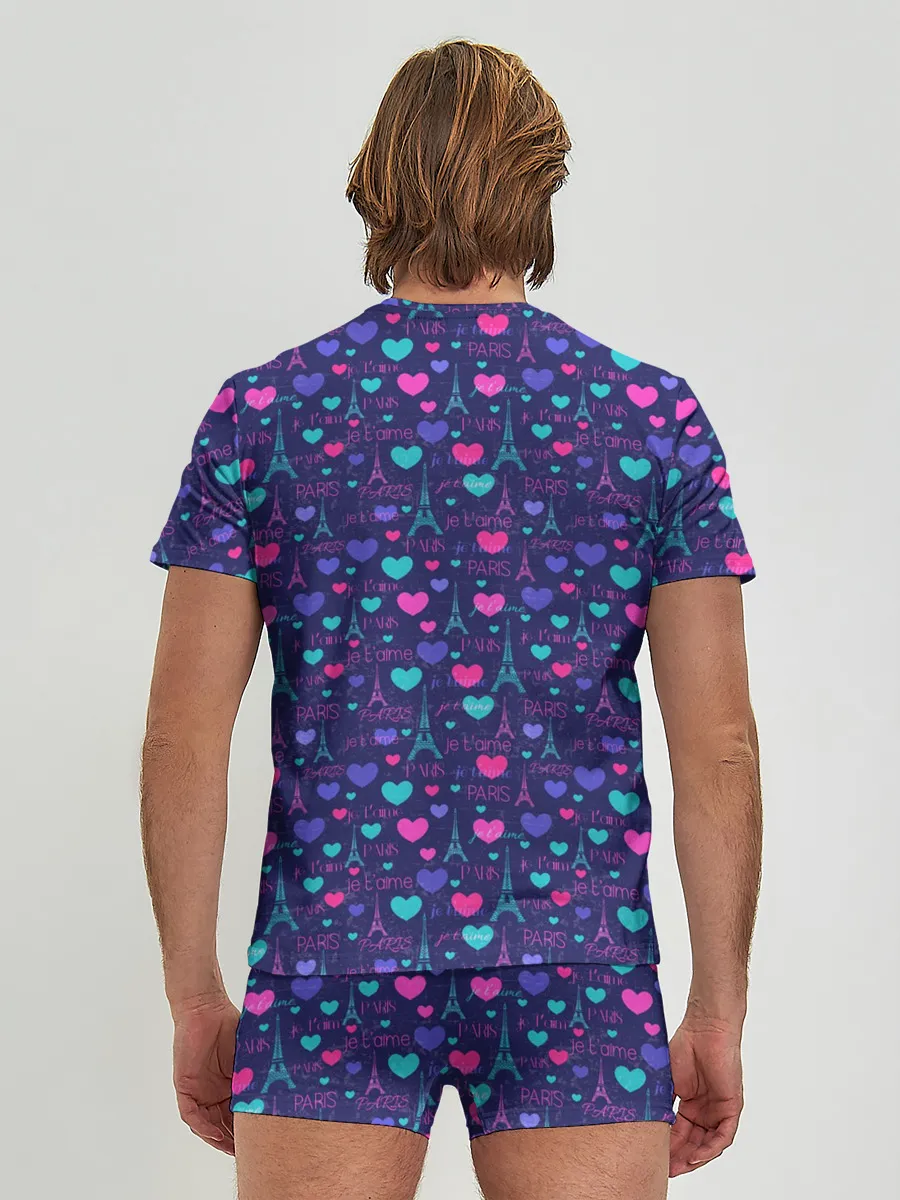 Мужские трусы с футболкой / Париж