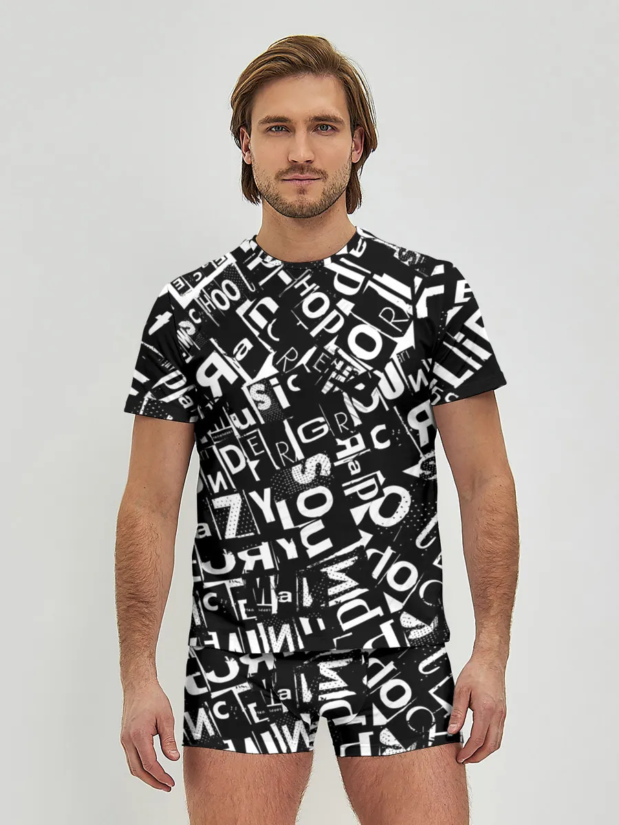 Мужские трусы с футболкой / UNDER WHITE