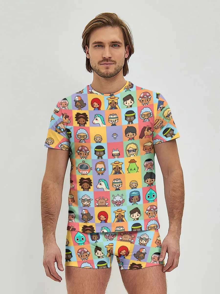 Мужские трусы с футболкой / Toca Life Worl