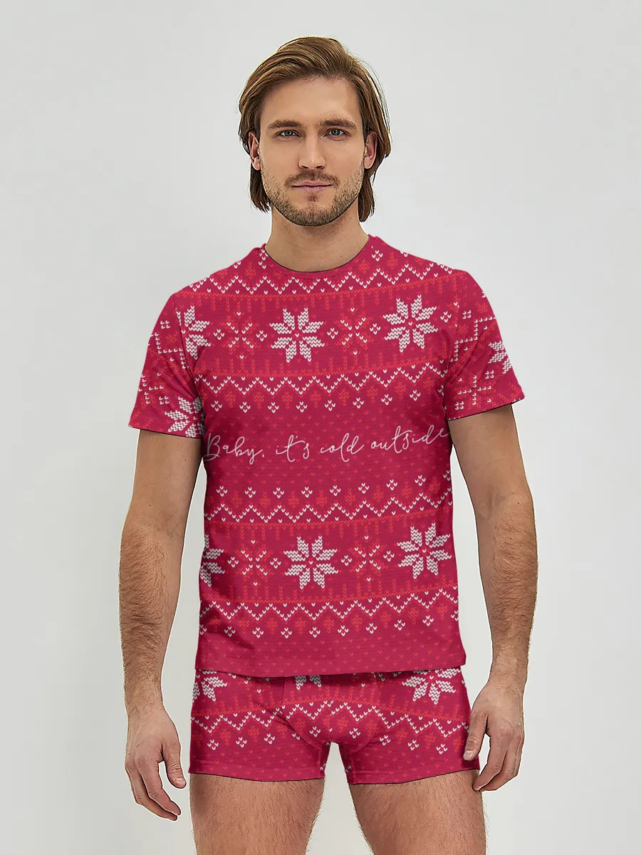 Мужские трусы с футболкой / Мне холодно