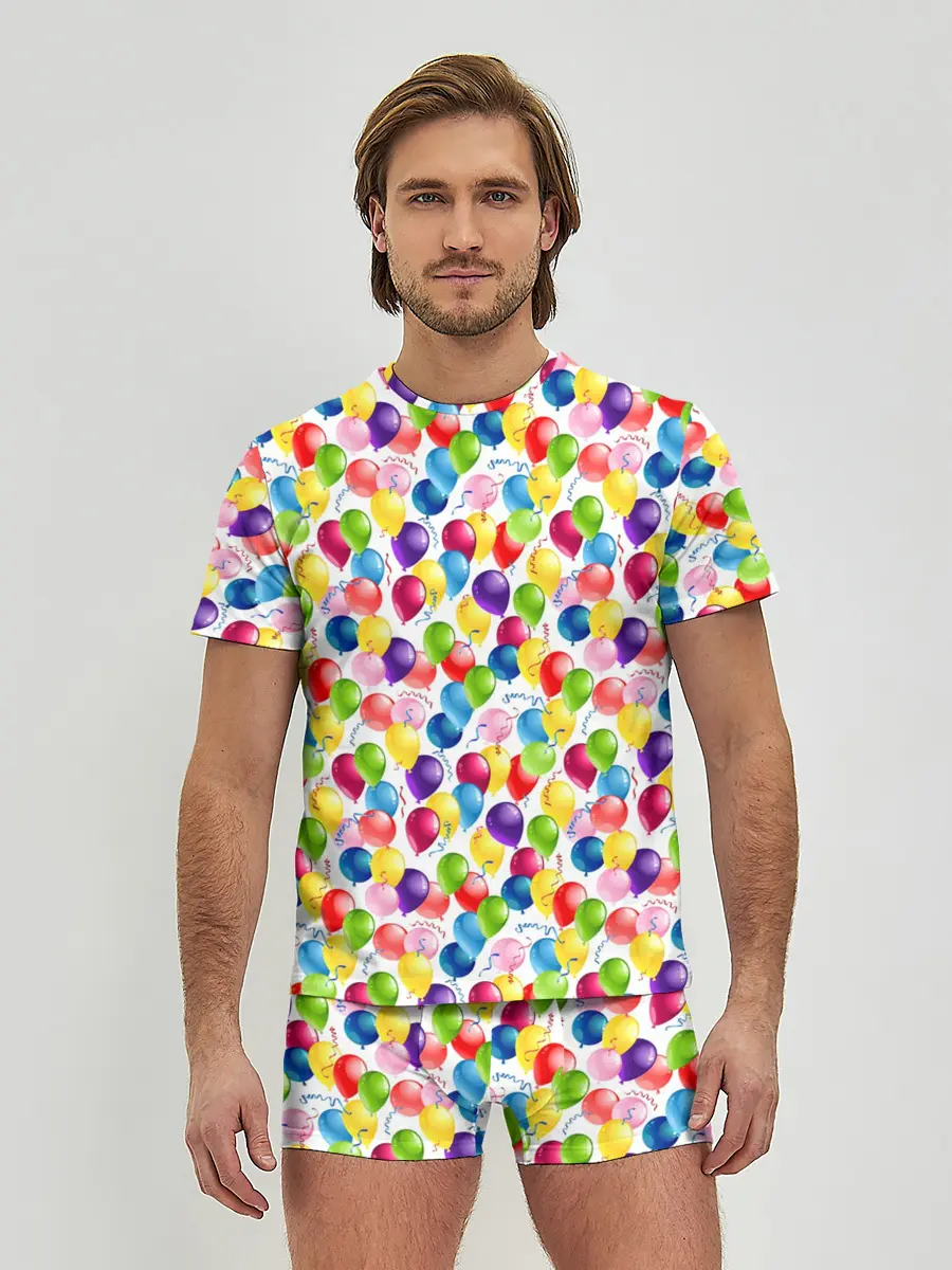 Мужские трусы с футболкой / Воздушные Шары