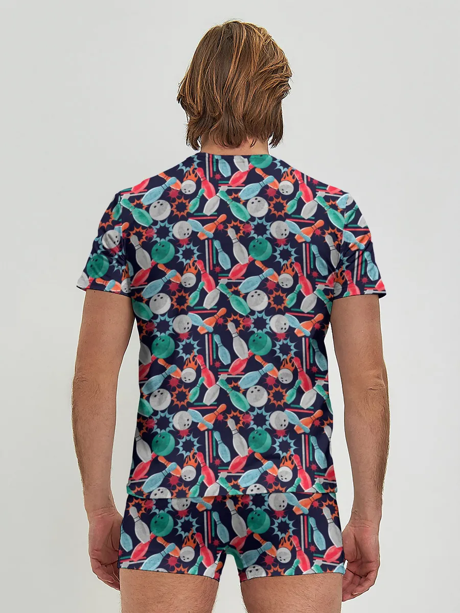 Мужские трусы с футболкой / Боулинг