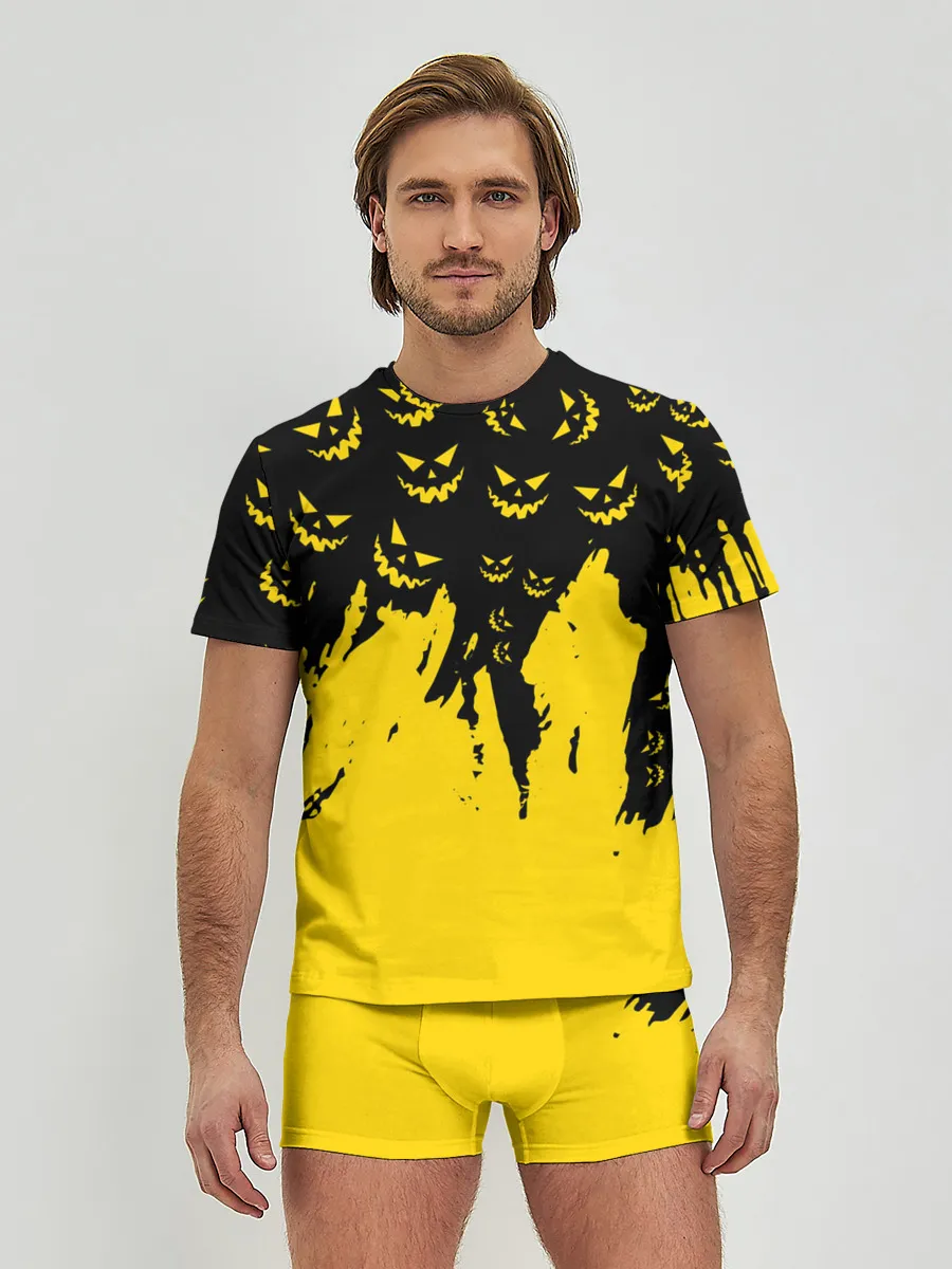 Мужские трусы с футболкой / HALLOWEEN SMILE | SMILE PUMPKIN