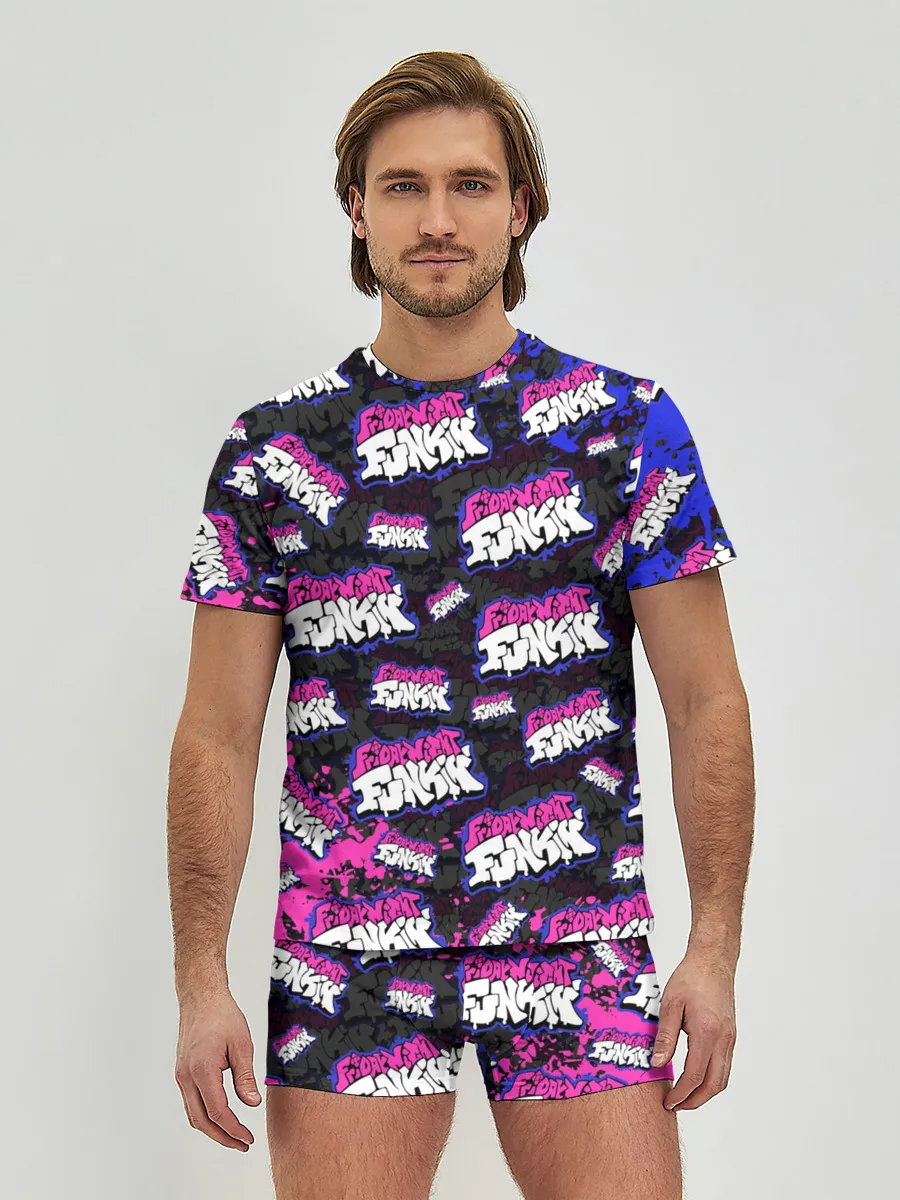 Мужские трусы с футболкой / FRIDAY NIGHT FUNKIN ЛОГОБОМБИН