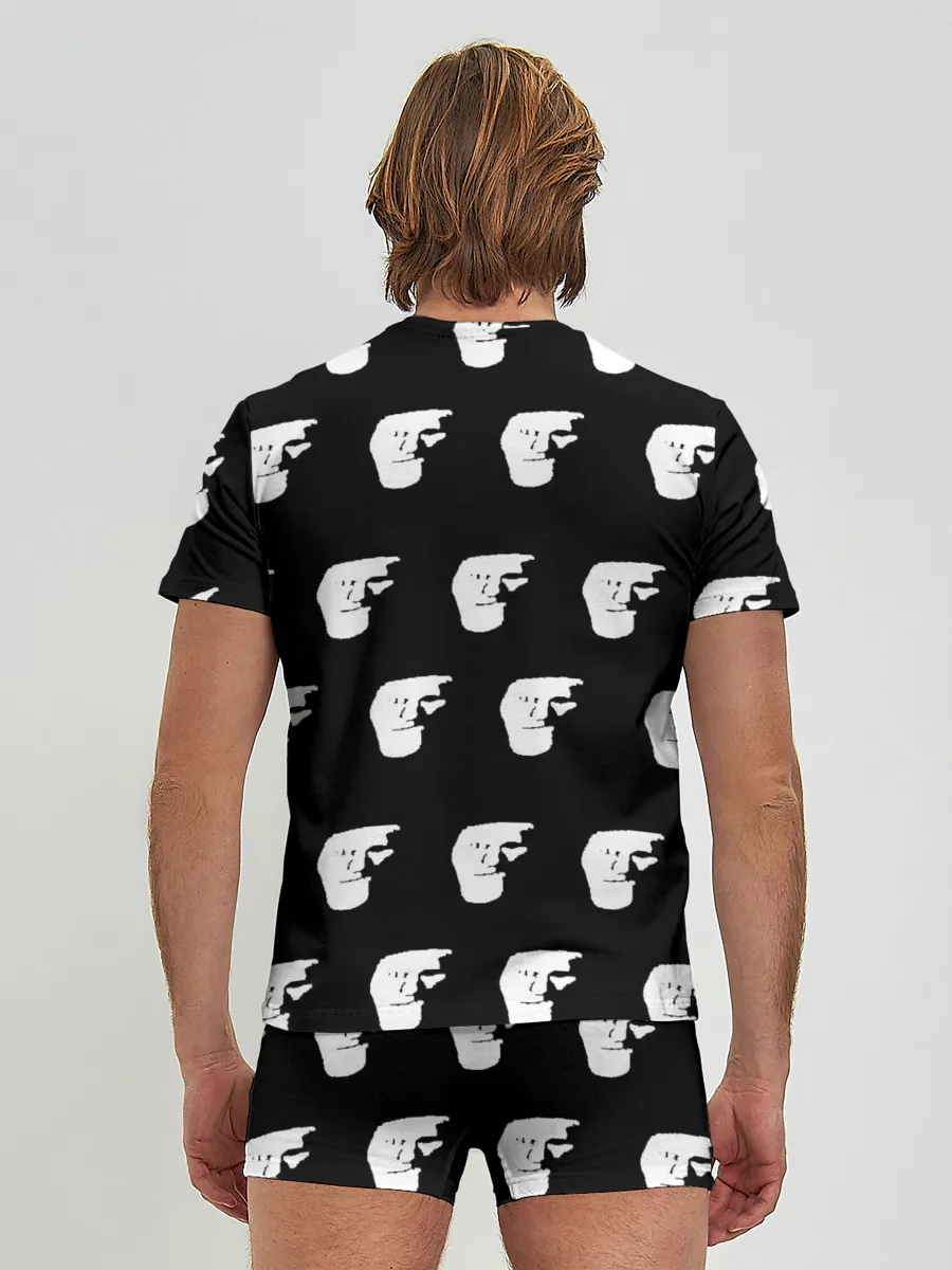 Мужские трусы с футболкой / Dark trollface