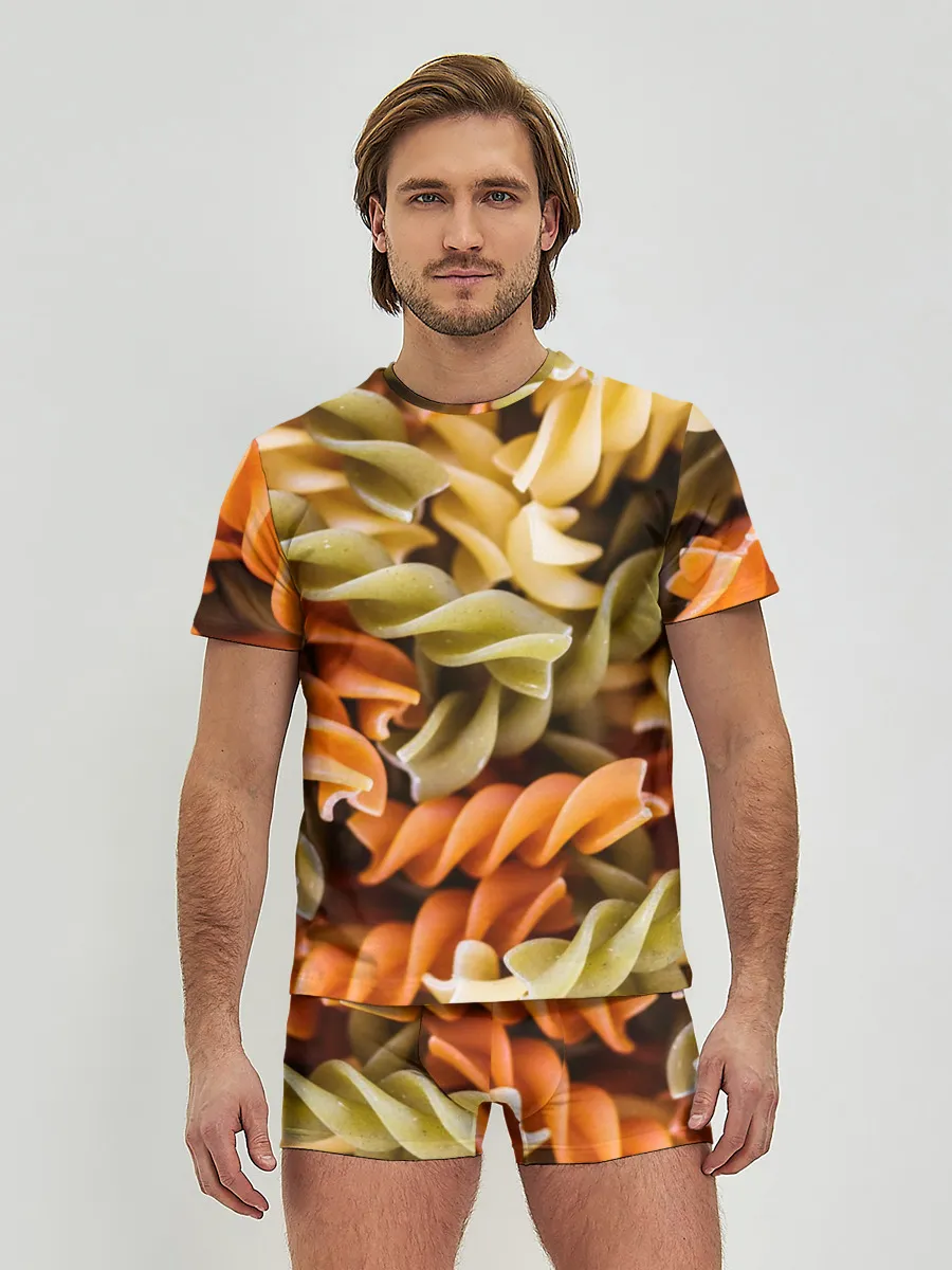 Мужские трусы с футболкой / Макароны Спиральки