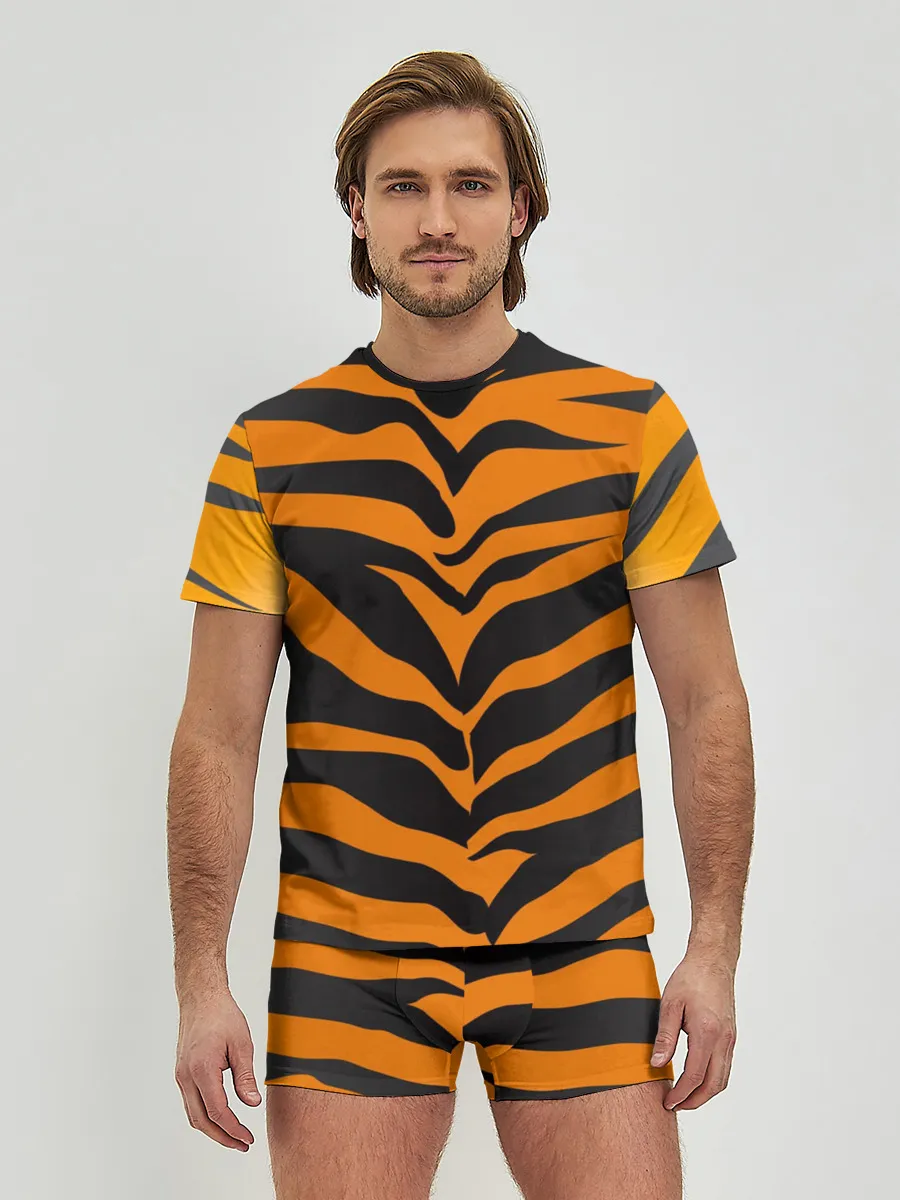 Мужские трусы с футболкой / Тигр