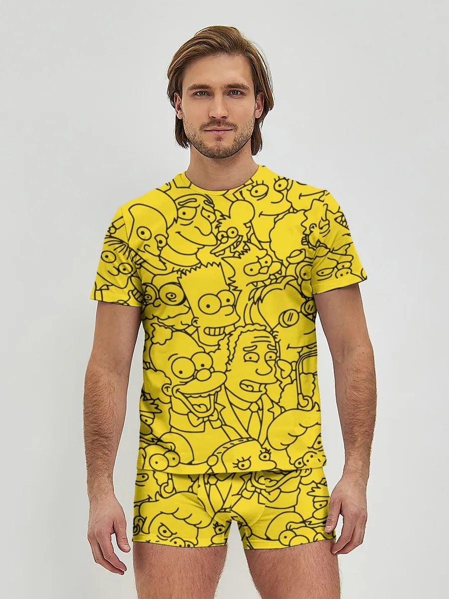 Мужские трусы с футболкой / Симпсоны