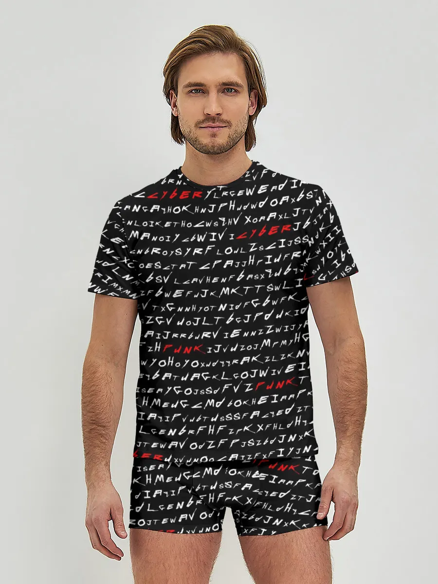 Мужские трусы с футболкой / CyberPunk 2077