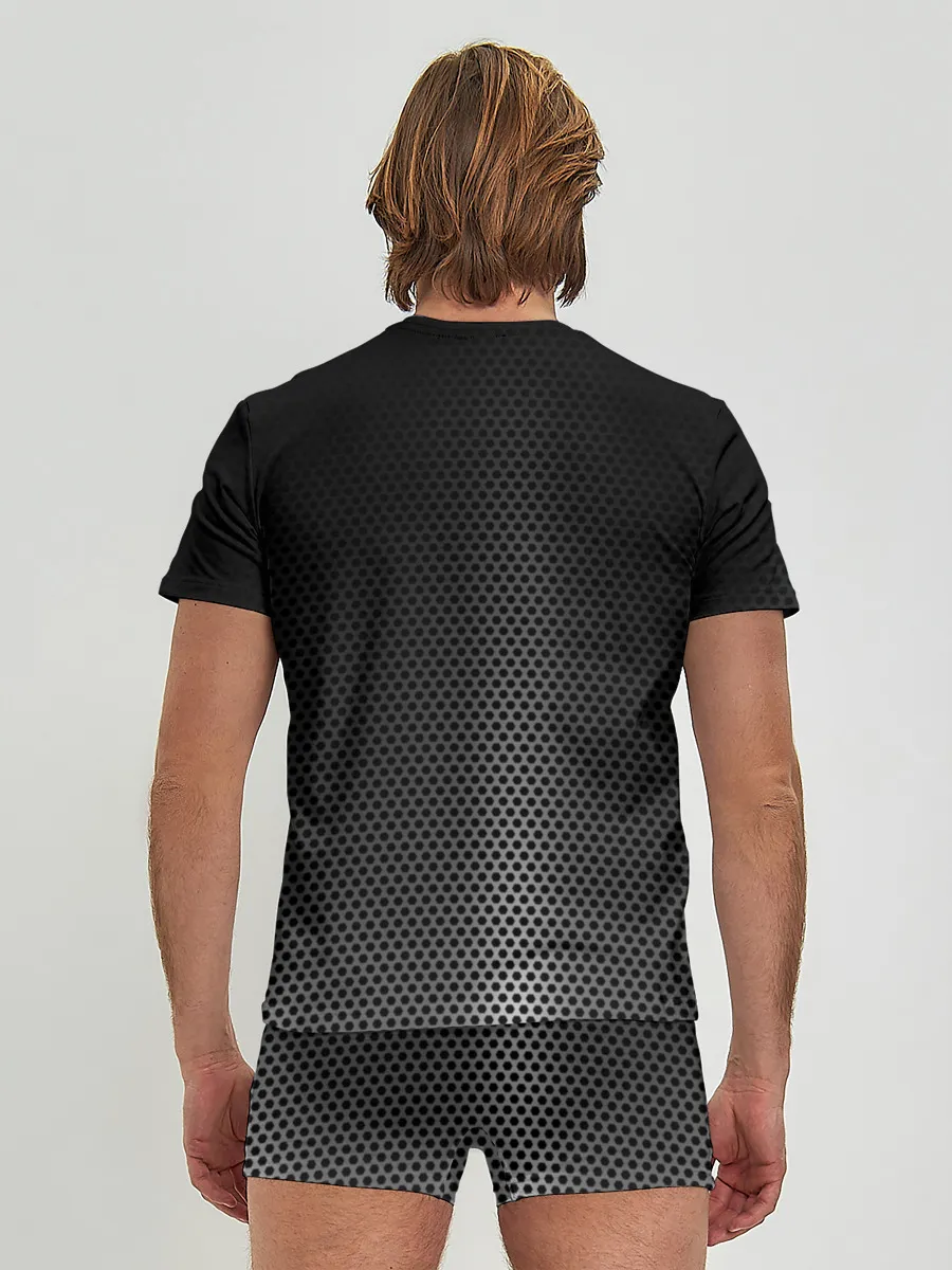 Мужские трусы с футболкой / Стальная ткань