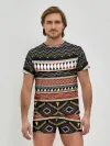 Мужские трусы с футболкой / Этническая африка
