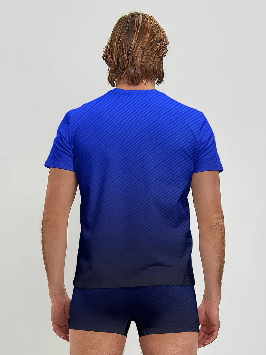 Мужские трусы с футболкой / CARBON BLUE | СИНИЙ КАРБОН