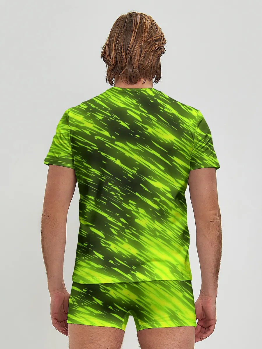 Мужские трусы с футболкой / ЗЕЛЕНЫЙ ОГОНЬ