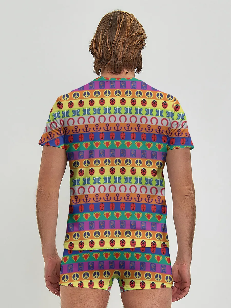 Мужские трусы с футболкой / JoJos Bizarre Adventure Logo